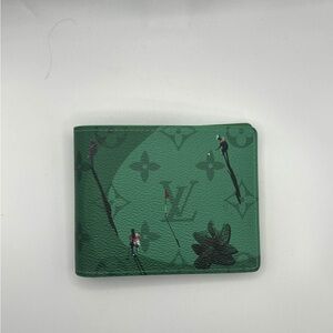 Louis Vuitton Green Monogram Bifold Wallet